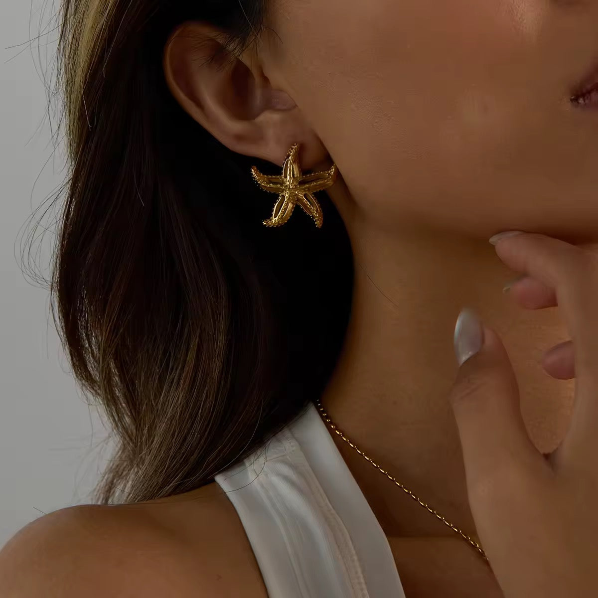 Abalone Star Earrings EMVE Jewels