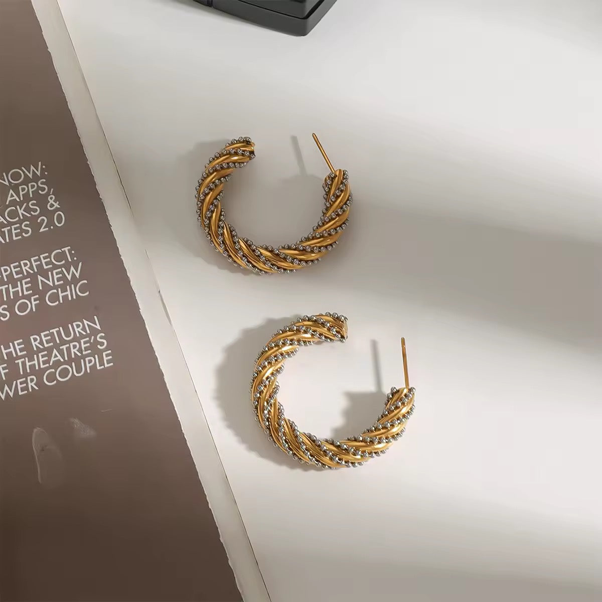 Torsade Earrings EMVE Jewels