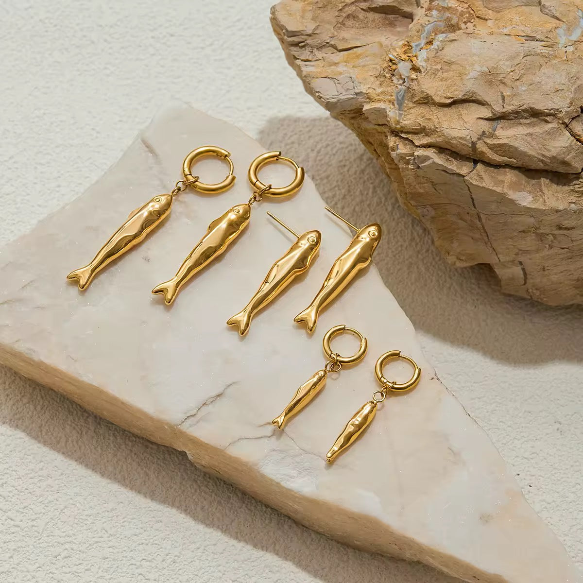 Fish Earrings EMVE Jewels