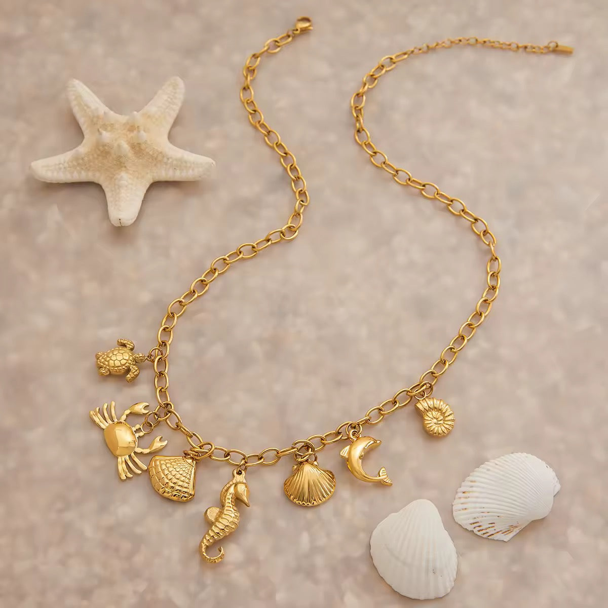 Sea Treasures Necklace EMVE Jewels