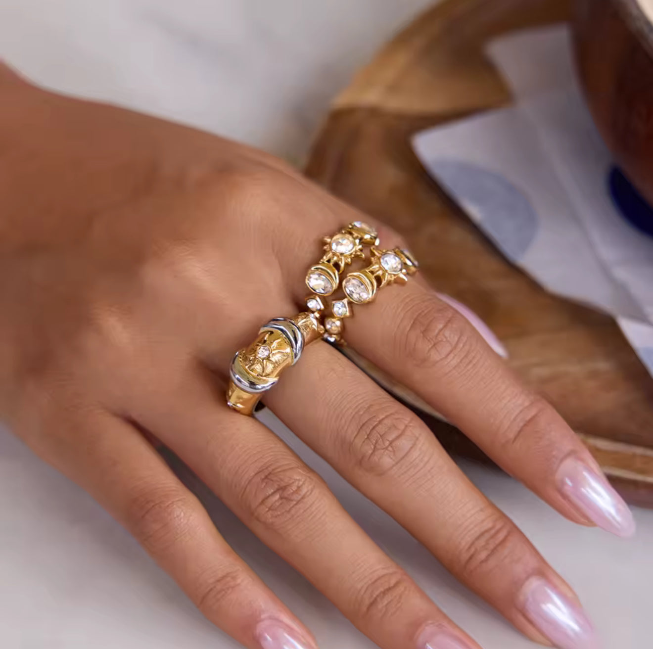 Lunar Sol Ring EMVE Jewels