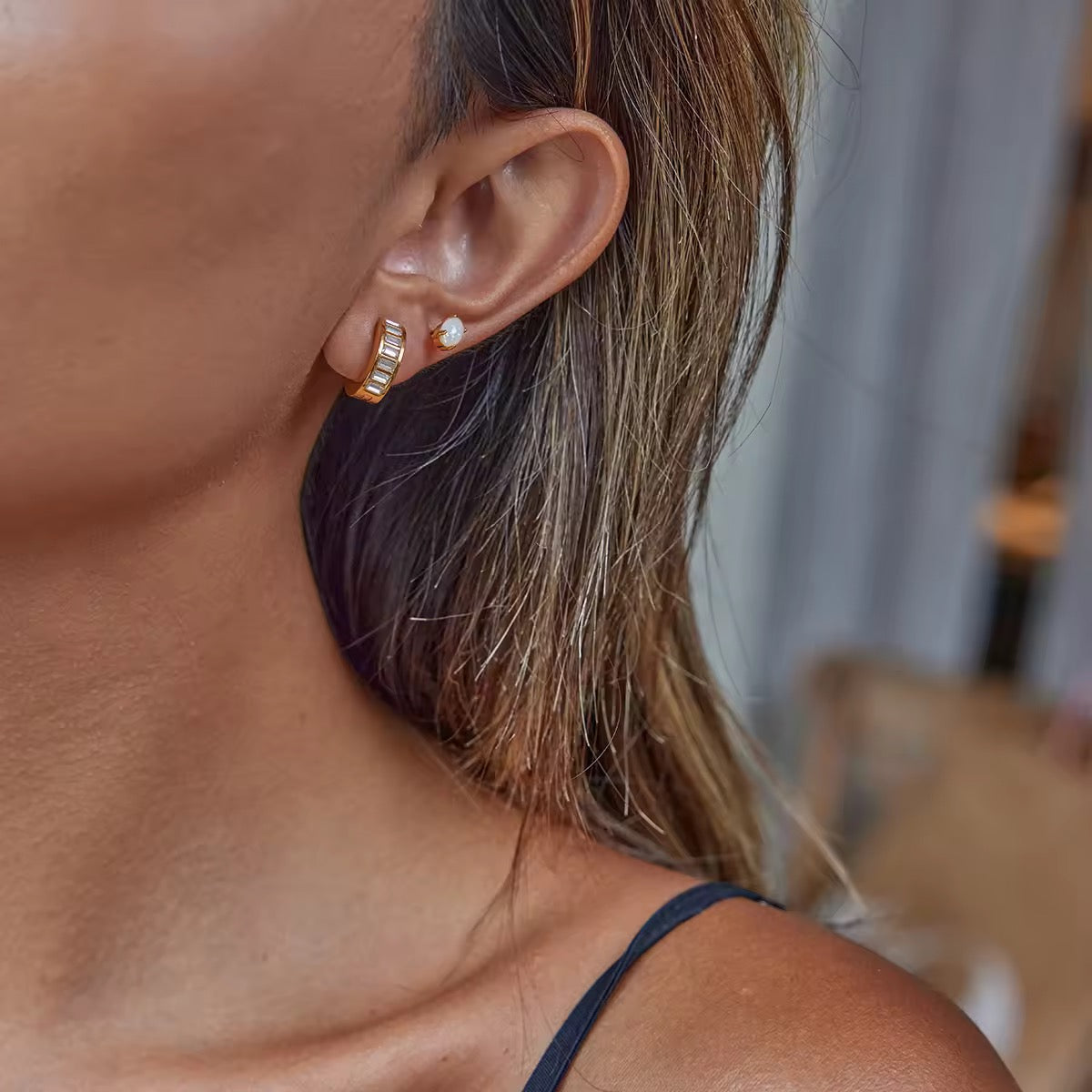 Classic Huggies Earrrings EMVE Jewels