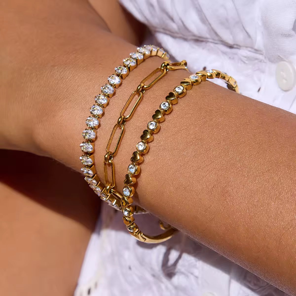 Lumière Tennis Bracelet EMVE Jewels