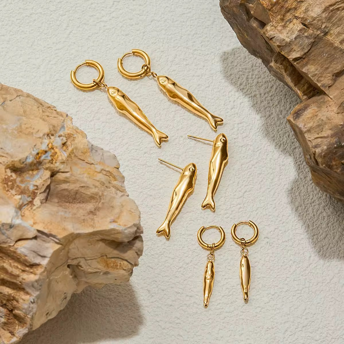 Fish Earrings EMVE Jewels