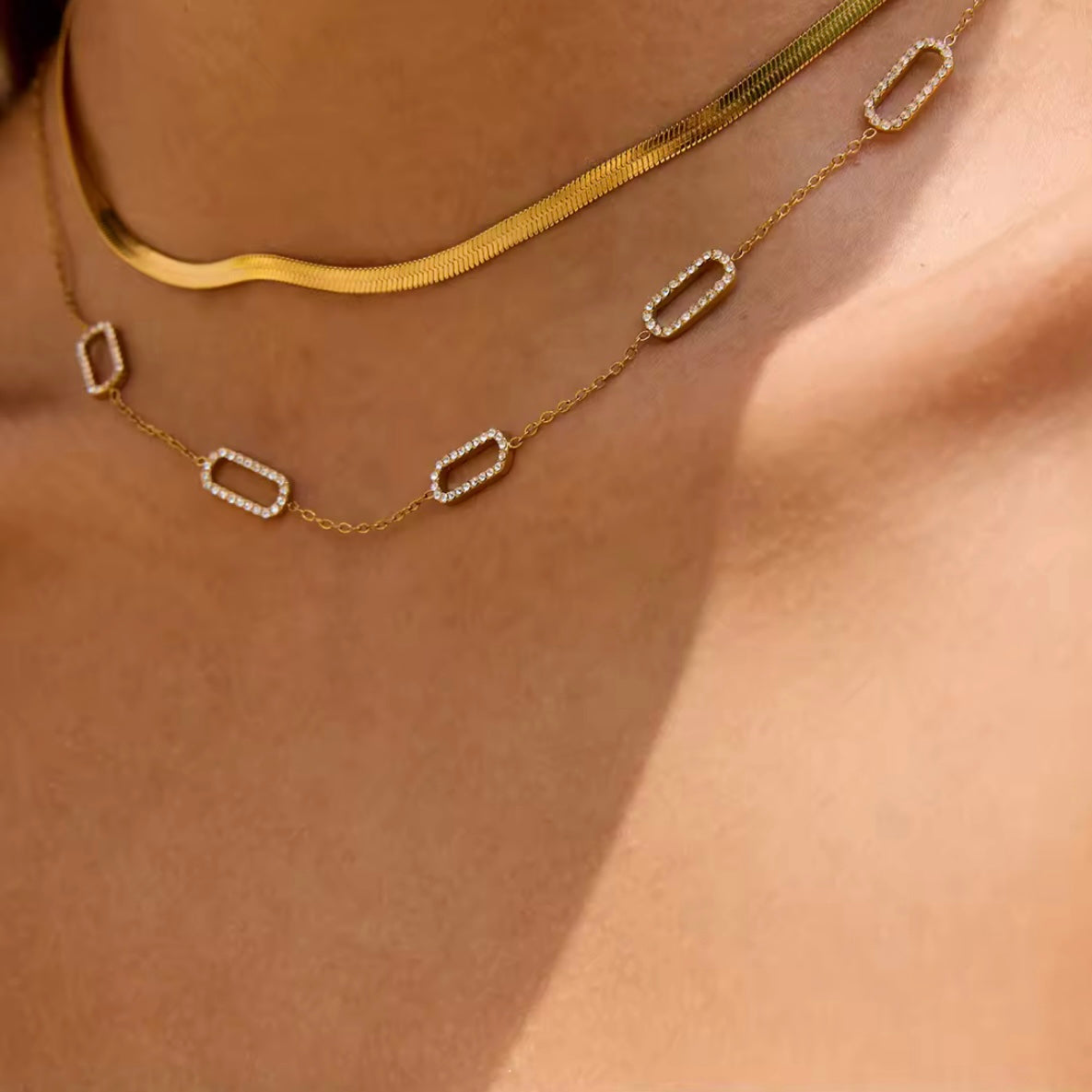 Herringbone Necklace EMVE Jewels