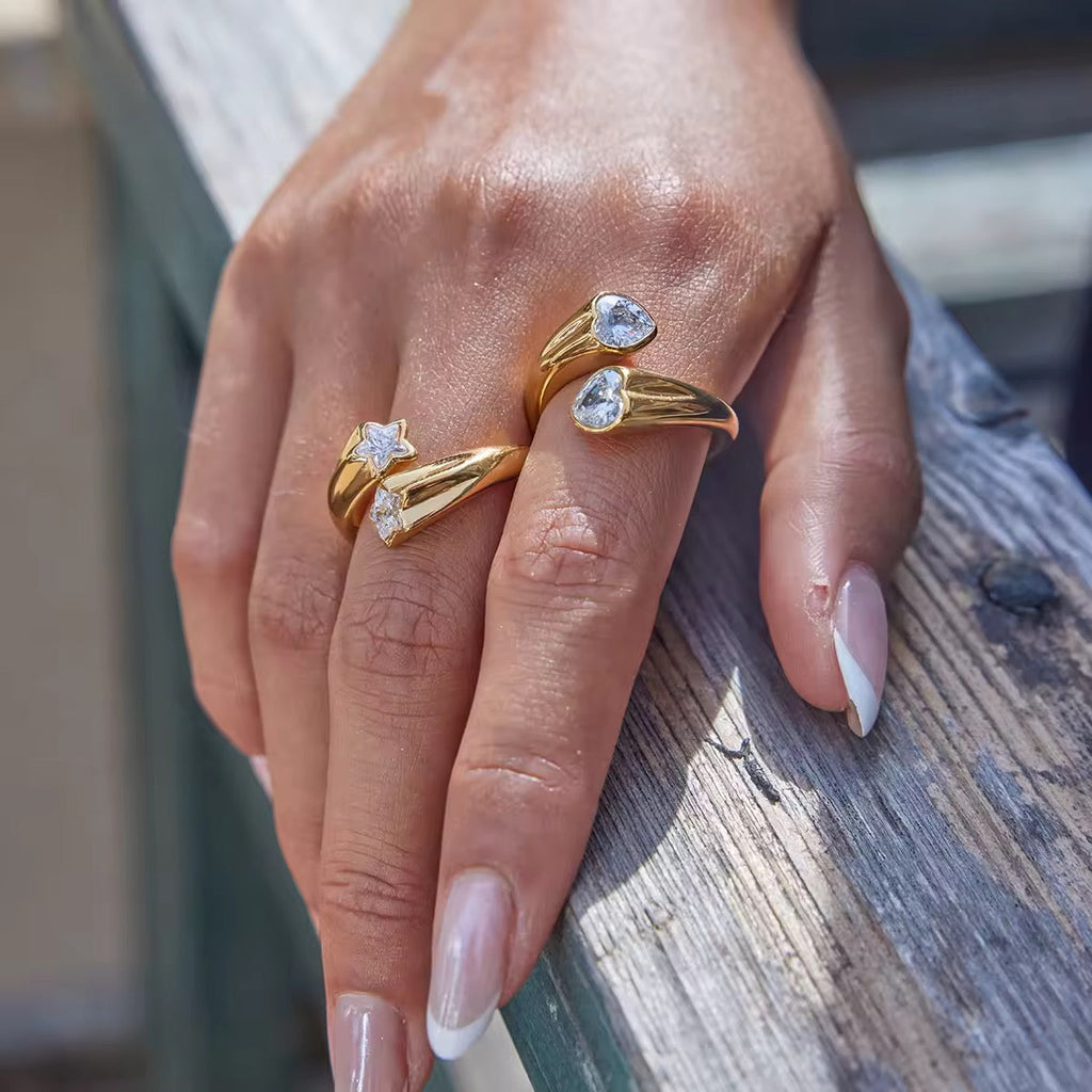 Luna & Love Rings EMVE Jewels