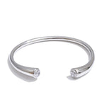Cubic Zirconia Open Cuff Bracelet EMVE Jewels