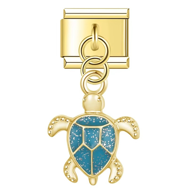 Turtle Charm - EmpressVenusJewellery