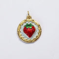Strawberry Charm Gold - EmpressVenusJewellery