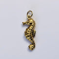 Seahorse Charm Gold - EmpressVenusJewellery