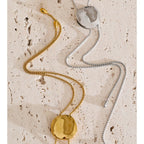 Stainless Steel Adjustable Charm Necklace EMVE Jewels