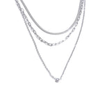 Layered Chain Necklace in 18K Gold Plating EMVE Jewels