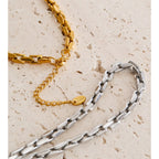 Minimalist Stainless Steel Chain Collar Necklace EMVE Jewels