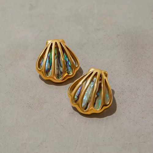 Abalone Shell Earrings EMVE Jewels
