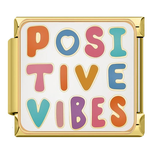 Positive Vibes Charm EMVE Jewels