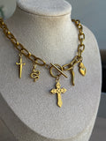 Handmade Cross Charm Necklace EMVE Jewels