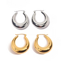 Chunky Hoop Earrings EMVE Jewels