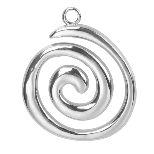 Swirl Charm - EmpressVenusJewellery