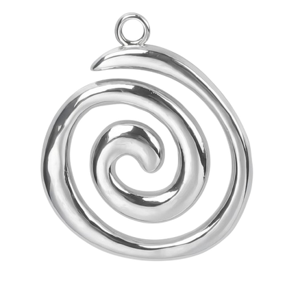 Swirl Charm - EmpressVenusJewellery