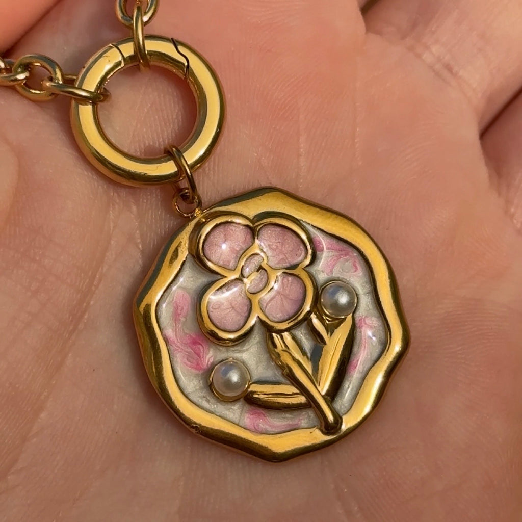 Rose Charm Gold - EmpressVenusJewellery