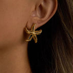Abalone Star Earrings EMVE Jewels