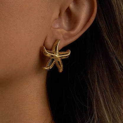 Abalone Star Earrings EMVE Jewels