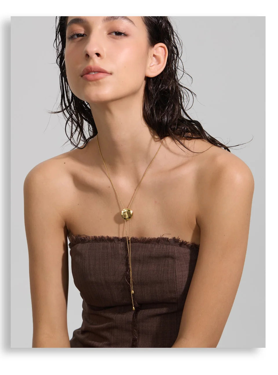 Stainless Steel Adjustable Charm Necklace EMVE Jewels