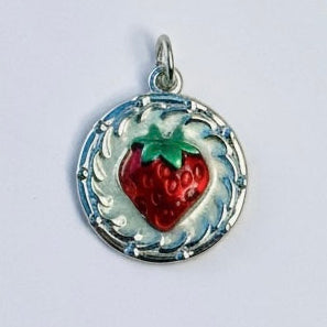 Strawberry Charm Silver - EmpressVenusJewellery
