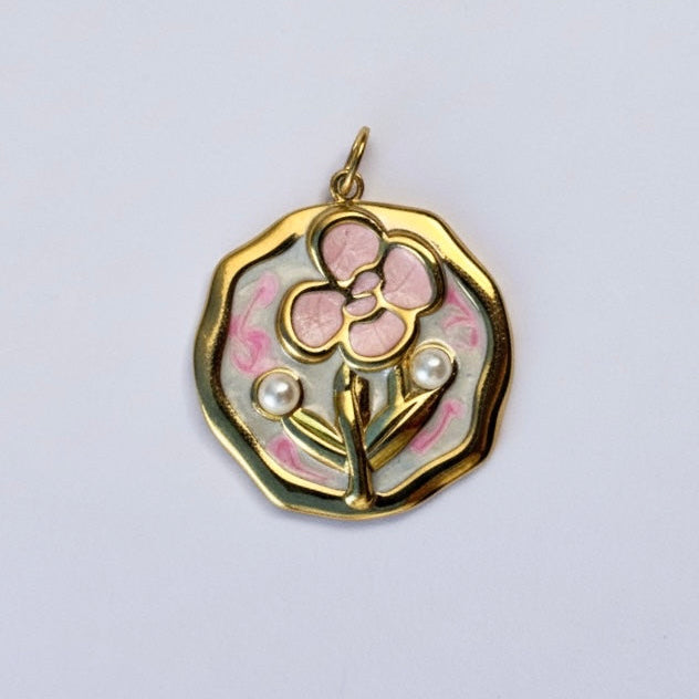 Rose Charm Gold - EmpressVenusJewellery