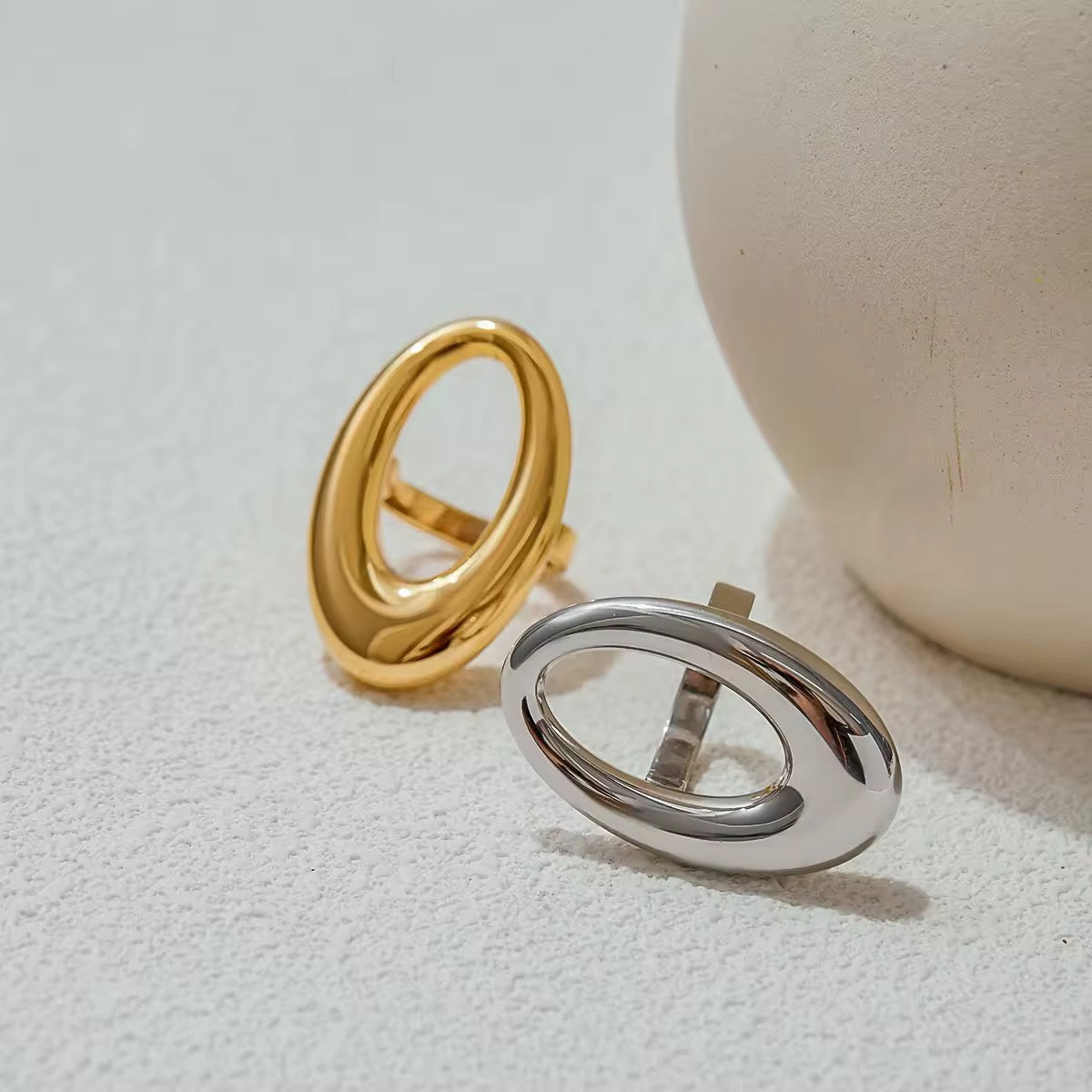Hollow Statement Ring EMVE Jewels