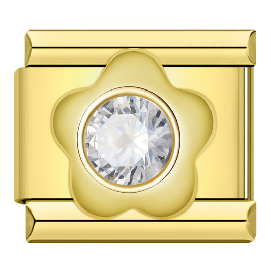 Flower Gem Charm EMVE Jewels