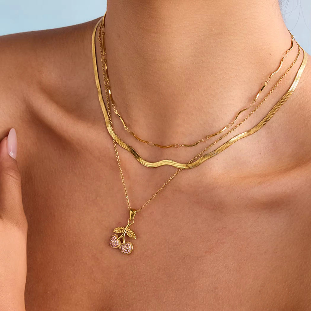 Sweet Cherie Necklace EMVE Jewels