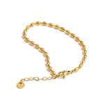 Stainless Steel Beads Chain Necklace Set EMVE Jewels