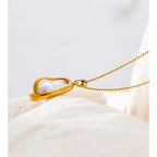 Baroque Simulated Pearls Pendant Necklace EMVE Jewels