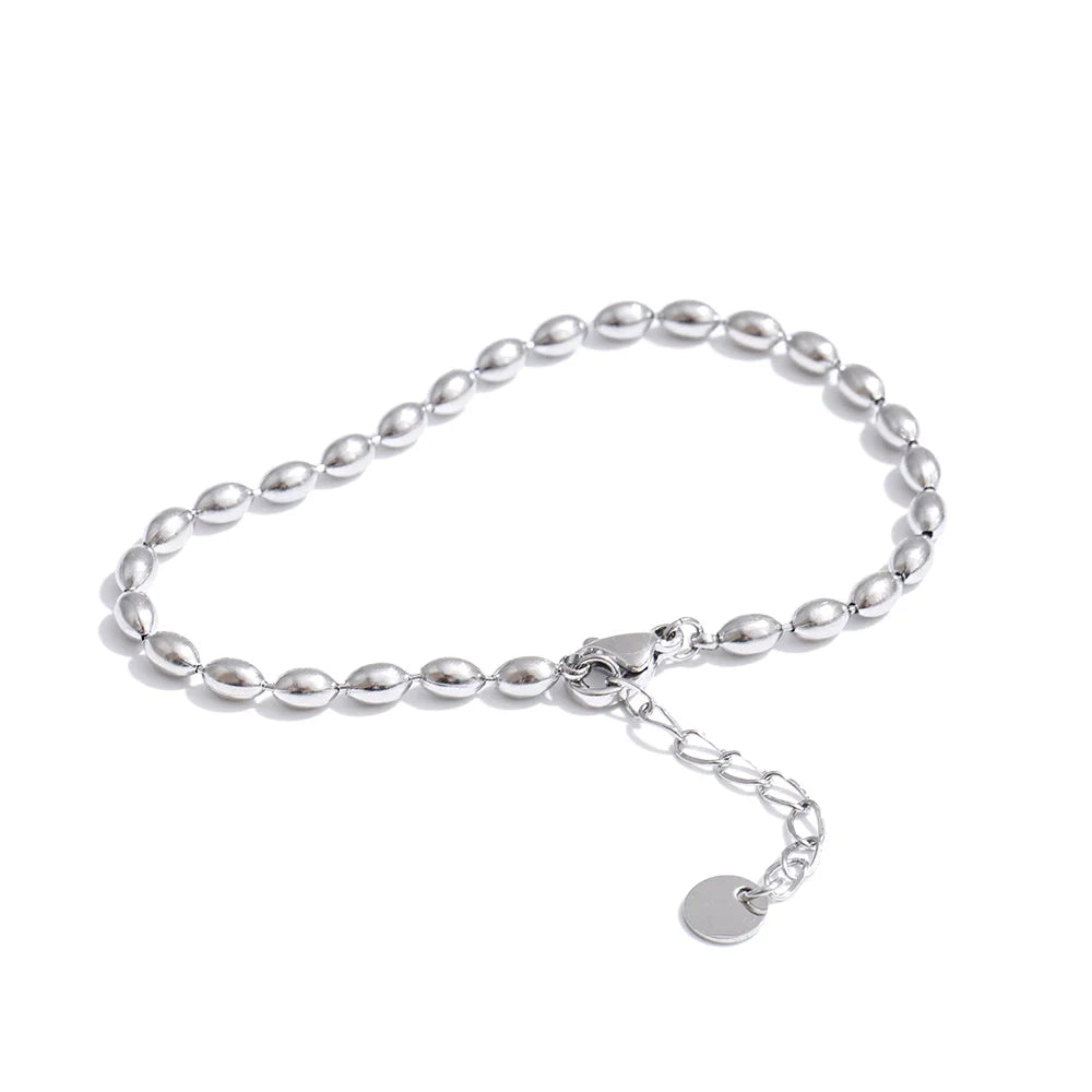 Stainless Steel Beads Chain Necklace Set EMVE Jewels