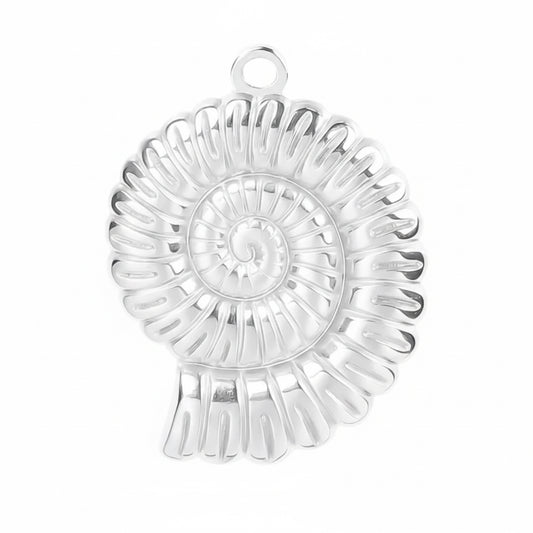 Ammonite Charm - EmpressVenusJewellery