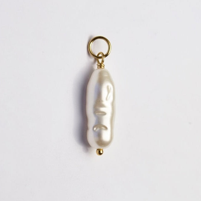 Long Pearl Charm - EmpressVenusJewellery