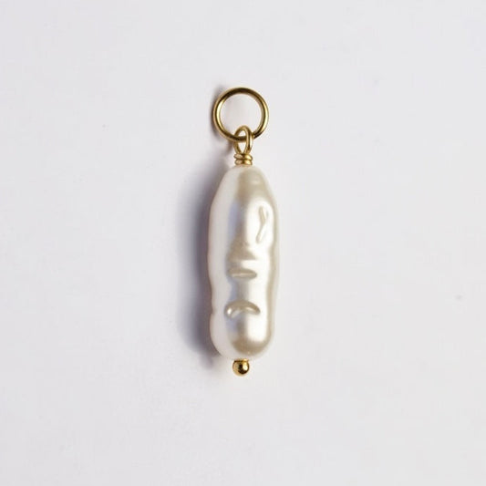 Long Pearl Charm - EmpressVenusJewellery
