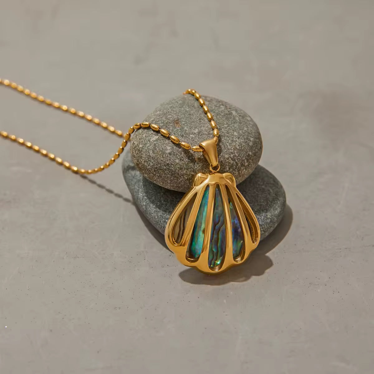 Abalone Shell Necklace EMVE Jewels
