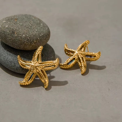 Abalone Star Earrings EMVE Jewels