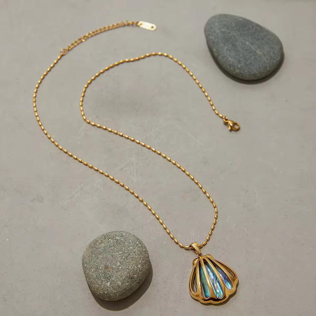 Abalone Shell Necklace EMVE Jewels