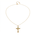 Azure Cross Necklace EMVE Jewels
