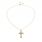 Azure Cross Necklace EMVE Jewels