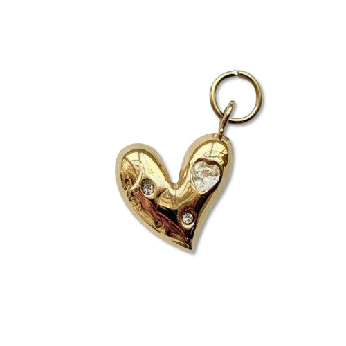 Heart Gems Charm EMVE Jewels