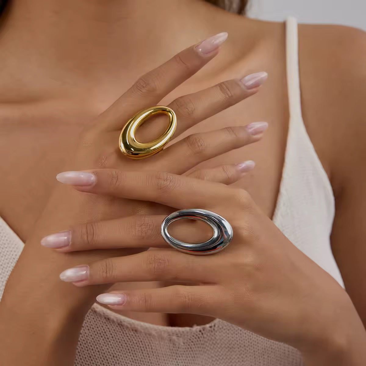 Hollow Statement Ring EMVE Jewels
