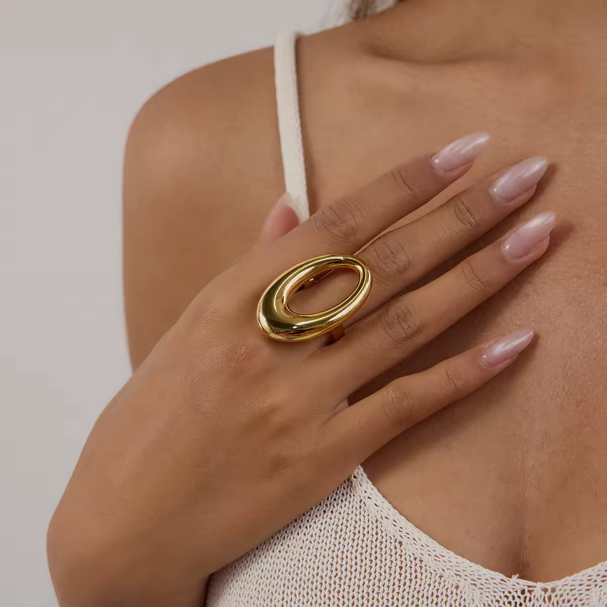 Hollow Statement Ring EMVE Jewels
