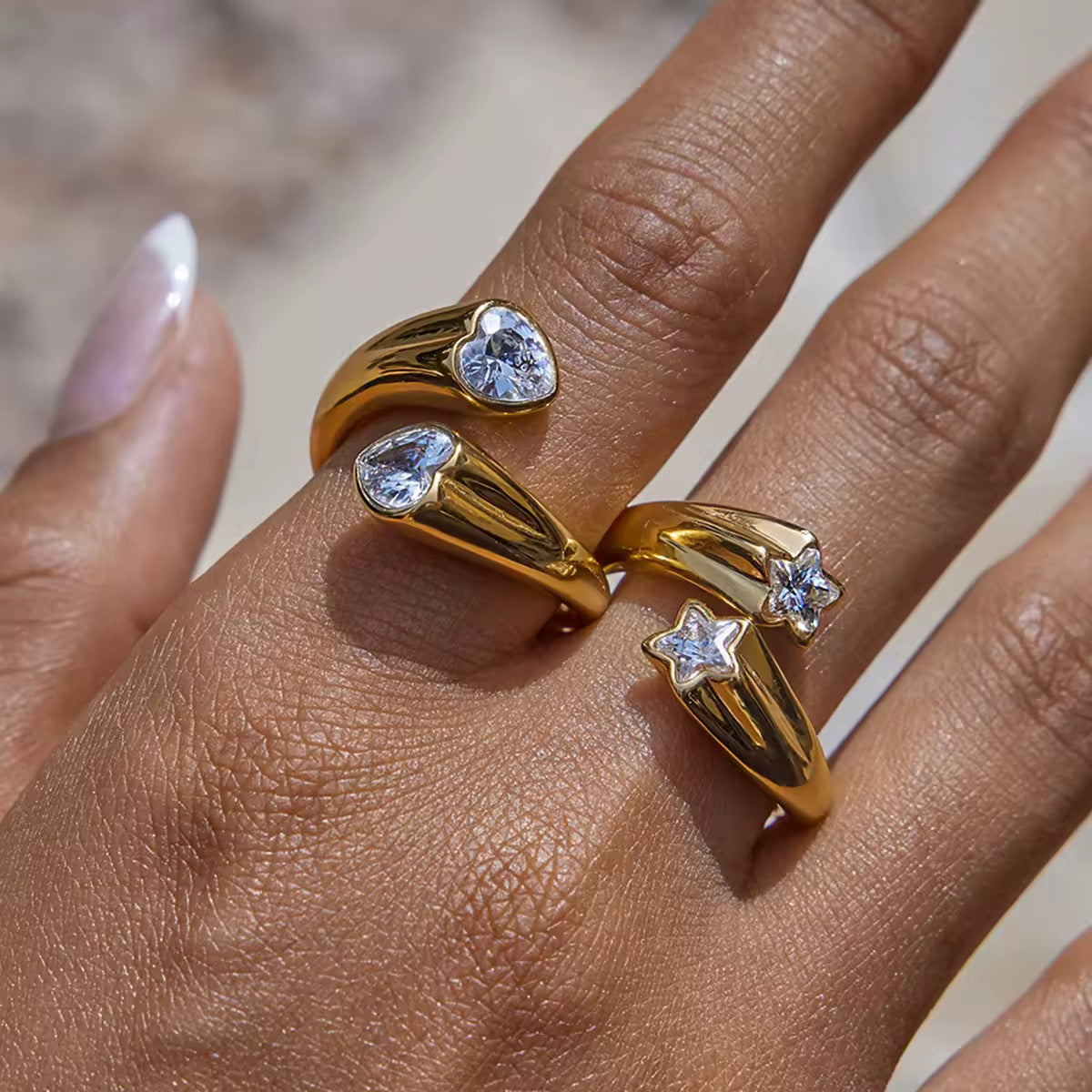 Luna & Love Rings EMVE Jewels