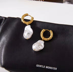 Sirena Pearl Hoops EMVE Jewels