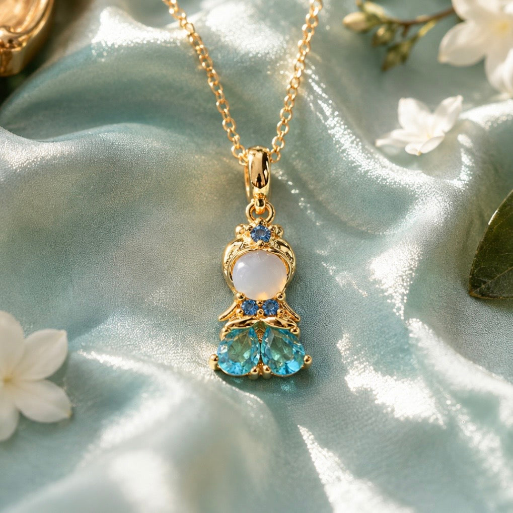 Aqua Necklace EMVE Jewels