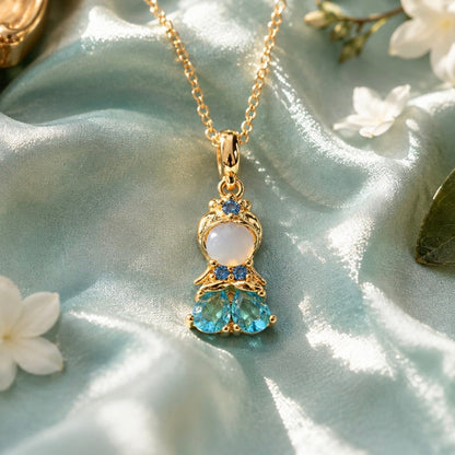 Aqua Necklace EMVE Jewels